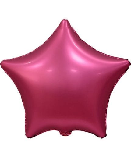 Звезда Бордовый Сатин 46см