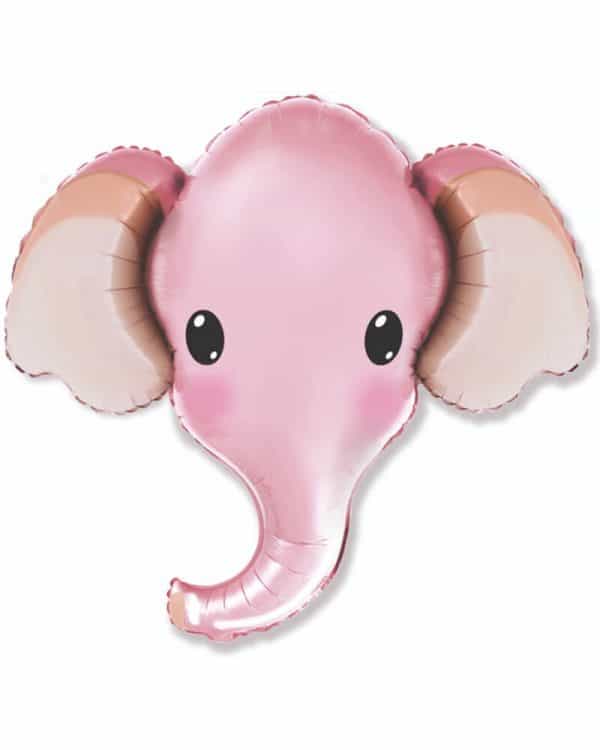 Фигура Голова Слоника розовый